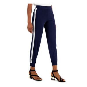 MARELLA SPORT Womens Blue Straight leg Pants XL